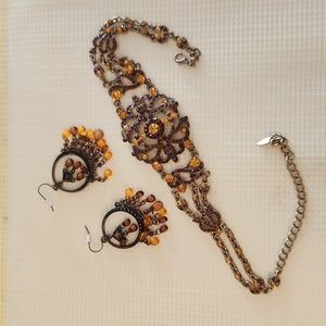 Choker & Earrings